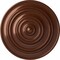 Ekena Millwork Classic Ceiling Medallion (Fits Canopies up to 4 1/8"), Hand-Painted Copper Penny, 13 1/4"OD x 1/2"P CM13CLCPS - alternate 1